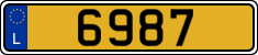 License plate of Luxembourg, Vanity Plates