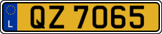 License plate of Luxembourg, 2003 year system