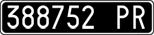 License plate of Italy, Cars (1927 year series)