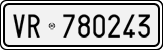 License plate of Italy, Cars (1927 year series)