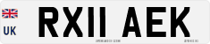 License plate of the United Kingdom, 2001 year system