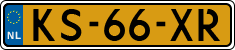License plate of the Netherlands, Cars