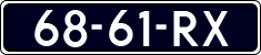 License plate of the Netherlands, Cars