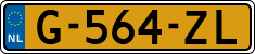 License plate of the Netherlands, Cars