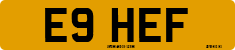 License plate of the United Kingdom, 1983 year system