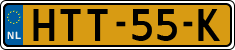 License plate of the Netherlands, Cars