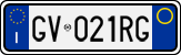 License plate of Italy, Cars (1994 year series)