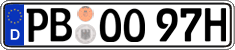 German license plate, Plates for oldtimers (type 