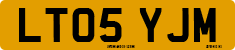 License plate of the United Kingdom, 2001 year system
