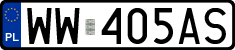 License plates of Poland, Regular car plates
