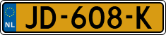 License plate of the Netherlands, Cars
