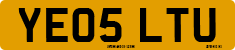 License plate of the United Kingdom, 2001 year system