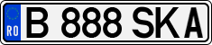 License plate of Romania, Regular plates
