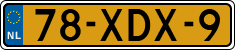 License plate of the Netherlands, Cars