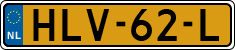 License plate of the Netherlands, Cars