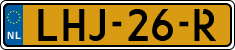 License plate of the Netherlands, Agricultural vehicles