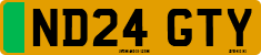 License plate of the United Kingdom, 2001 year system