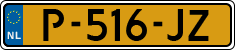 License plate of the Netherlands, Cars