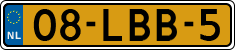 License plate of the Netherlands, Cars