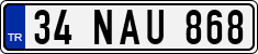License plate of Turkey, Regular plates