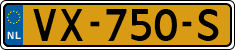 License plate of the Netherlands, Light Commercial Vehicles (1994 system)