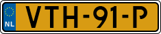 License plate of the Netherlands, Light Commercial Vehicles (1994 system)