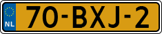 License plate of the Netherlands, Heavy Commercial Vehicles (1994 system)