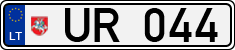 License plate of Lithuania, Trailers