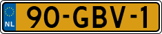 License plate of the Netherlands, Cars