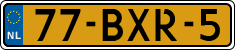 License plate of the Netherlands, Heavy Commercial Vehicles (1994 system)