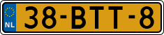 License plate of the Netherlands, Heavy Commercial Vehicles (1994 system)