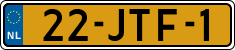 License plate of the Netherlands, Cars