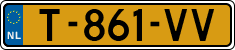 License plate of the Netherlands, Cars