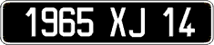 French license plate, FNI