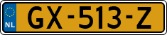 License plate of the Netherlands, Cars