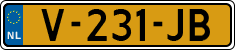 License plate of the Netherlands, Light Commercial Vehicles (1994 system)