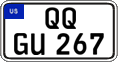 Federal license plates, US Army in Germany
