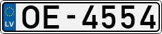 License plate of Latvia, Regular car plates