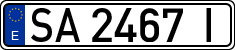 License plates of Spain, 1971 year series