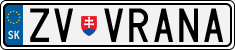 License plate of Slovakia, Vanity Plates