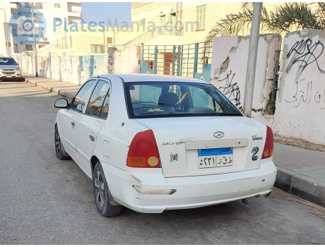 ‎٥٢٣١‎ ‎ط ق ر‎, Hyundai Verna