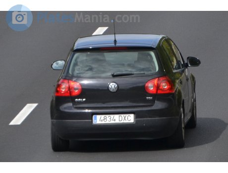 4834 DXC, Volkswagen Golf