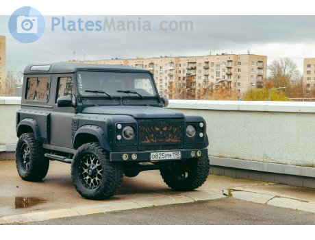 о825рм198, Land Rover Defender