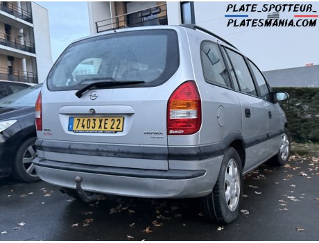 7403 XE 22, Opel Zafira