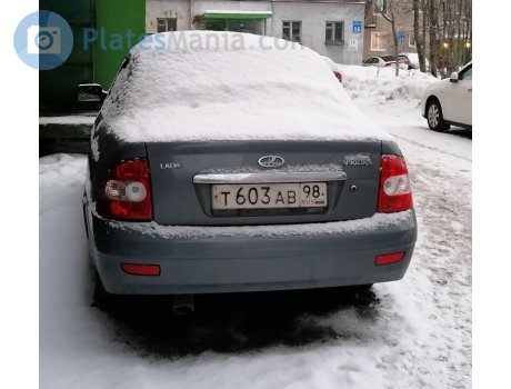 т603ав98, Lada (VAZ) 2170 Priora