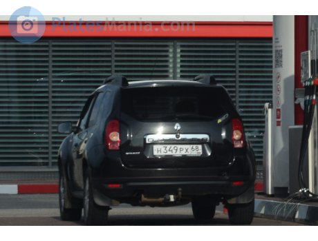 н349рх68, Renault Duster