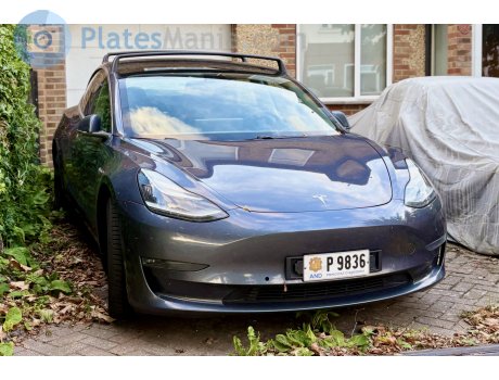 P 9836, Tesla Model 3