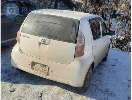 с609ер126, Toyota Passo