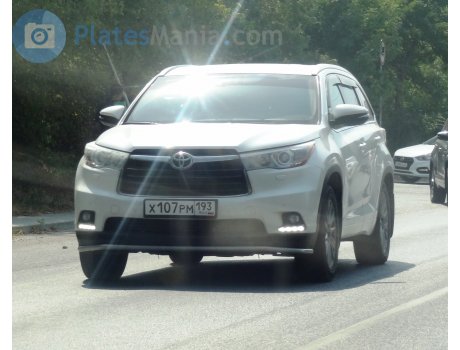 х107рм193, Toyota Highlander