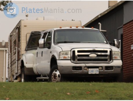 CLNX-135, License plate without vehicle